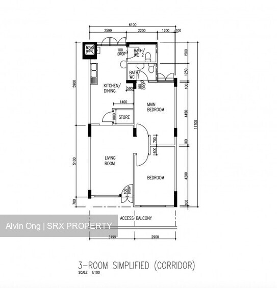 Blk 302 Ubi Avenue 1 (Geylang), HDB 3 Rooms #482374401